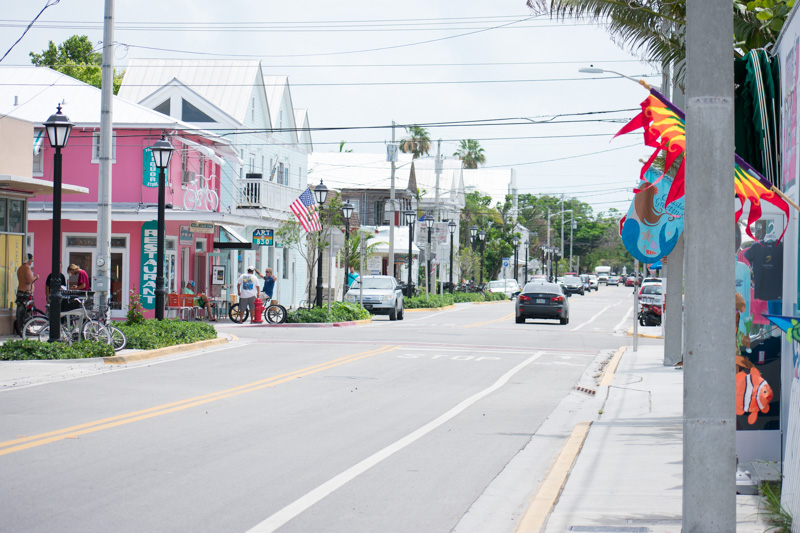 A street in Key West
