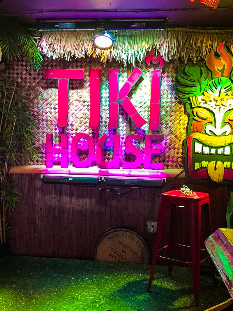 Tiki House sign