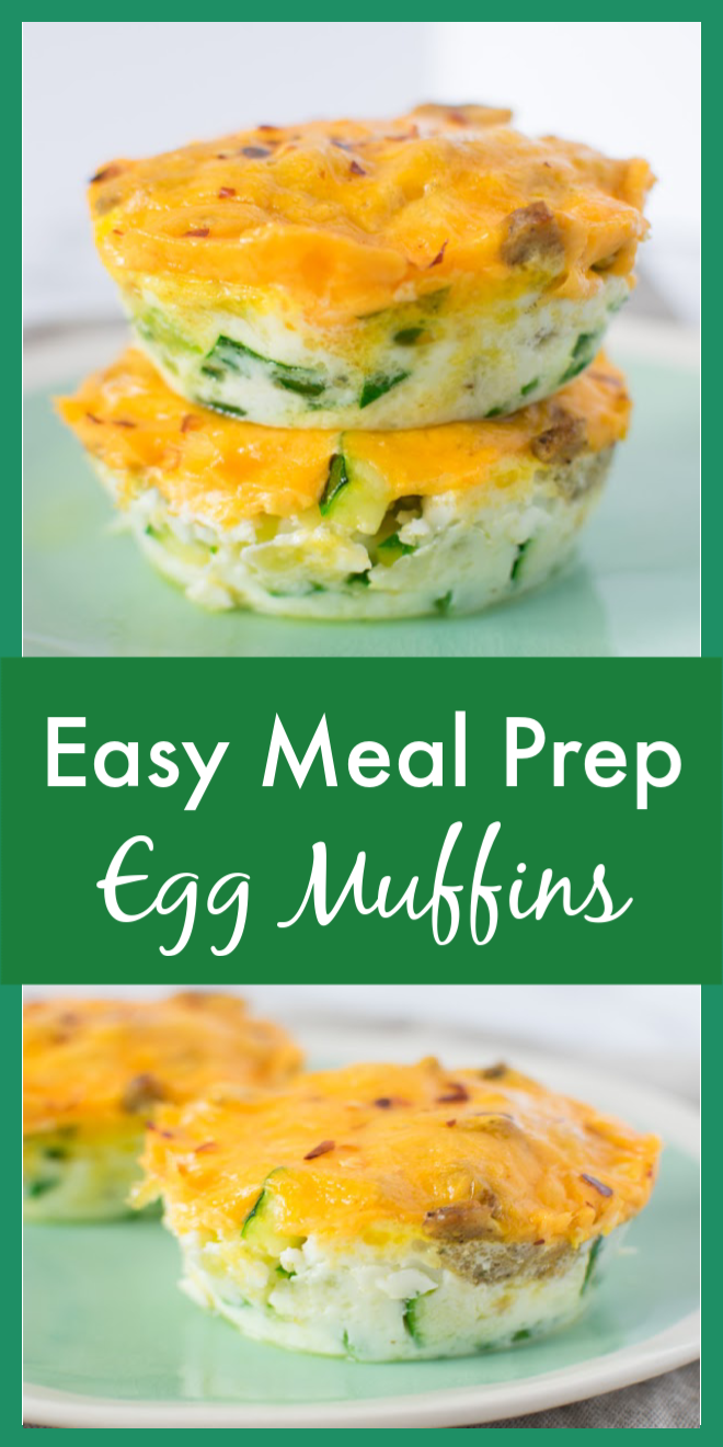 Easy Meal Prep Egg Muffins Pin Image