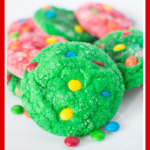 M&M Crinkle Christmas Cookies Pin Image Best Cookies to make with kids
