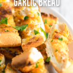 Cheesy Ranch Garlic Bread Pin Image