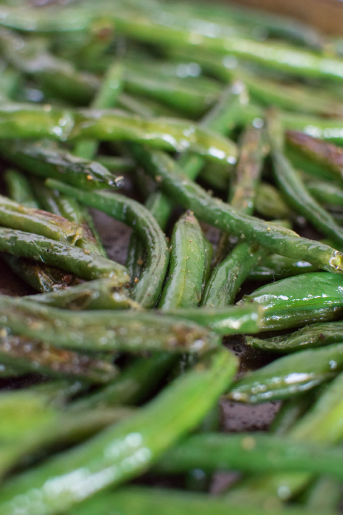 Super closeup of roasted beans