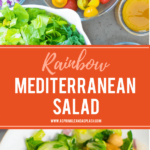 Rainbow Mediterranean Salad Pin Image