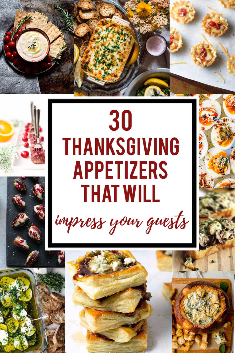 Thanksgiving Appetizers Pin Image