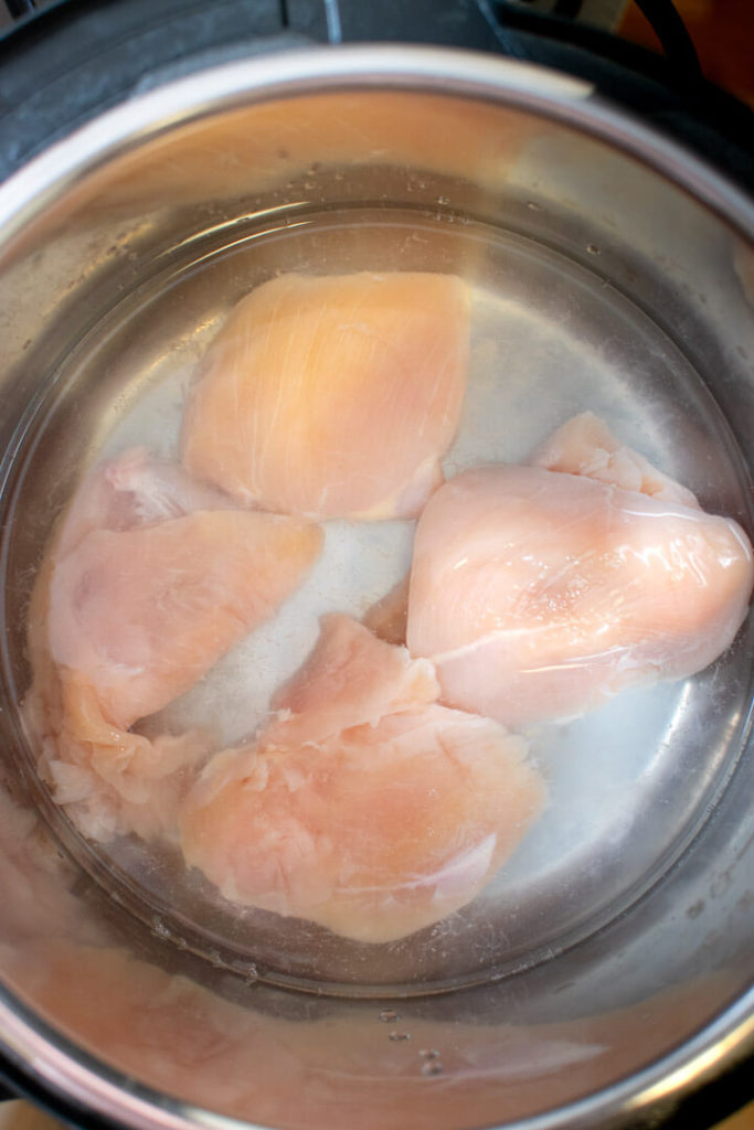 Chicken in Instant Pot before cooking