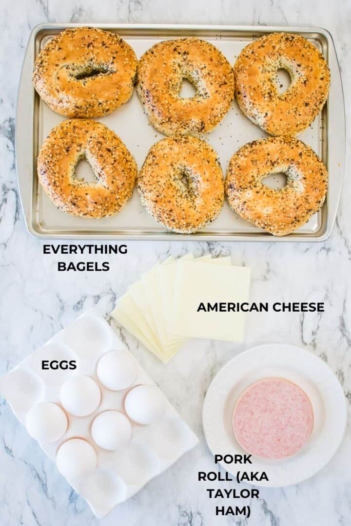 bagel breakfast sandwich ingredients