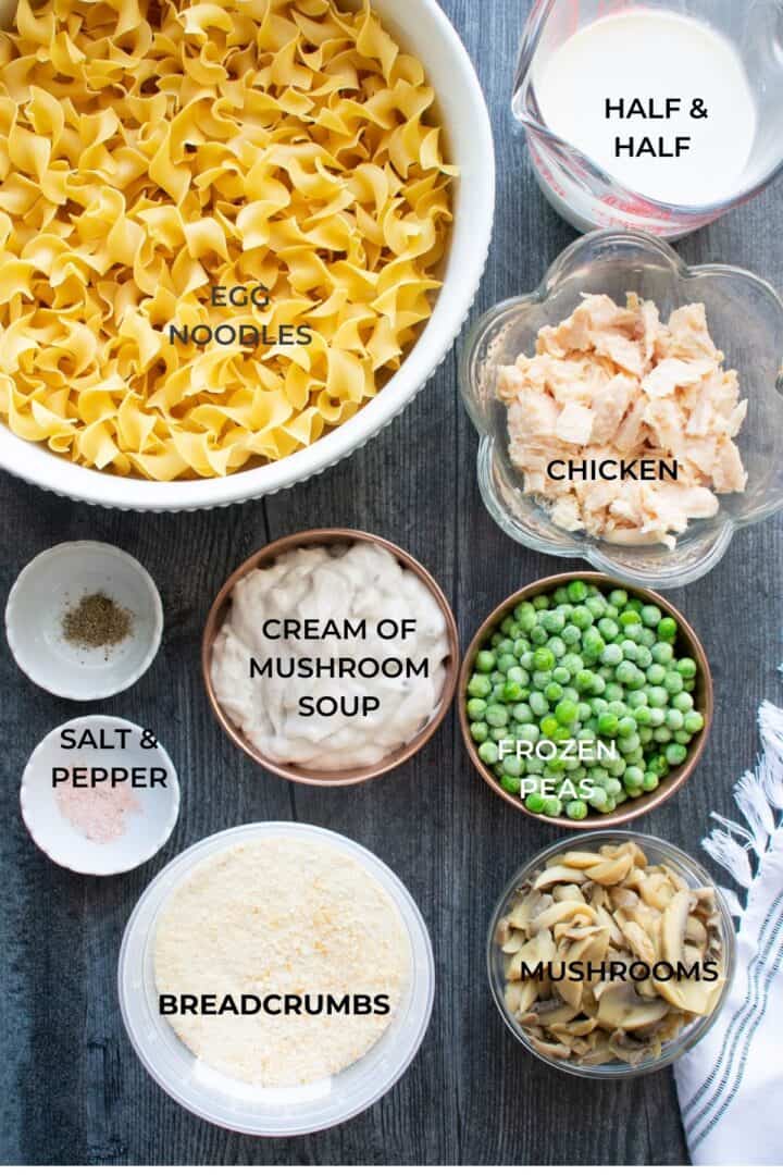 chicken noodle casserole ingredients