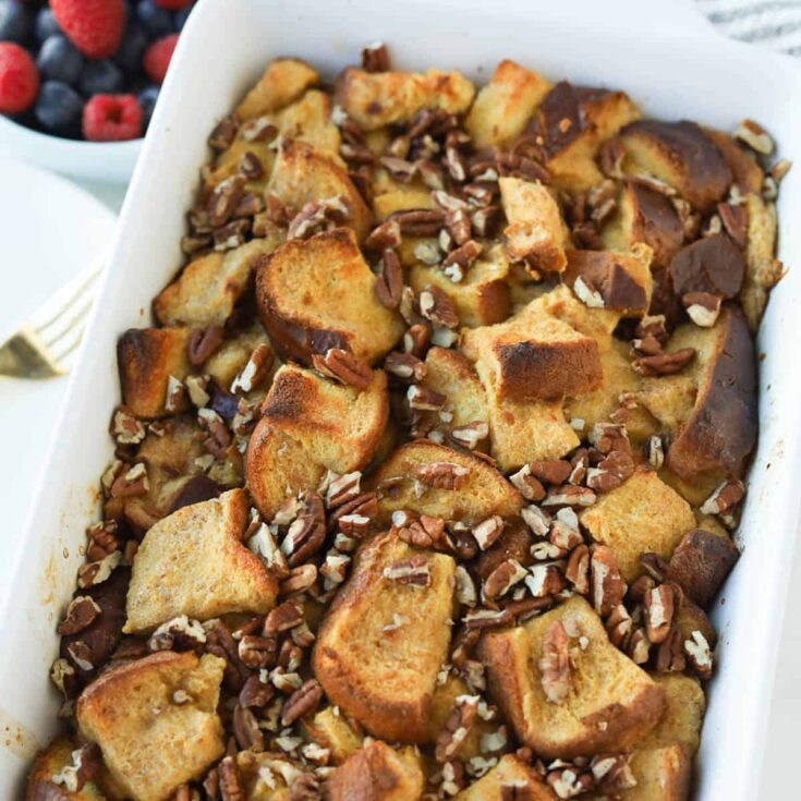 Image for Make Ahead Brioche French Toast Breakfast Casserole