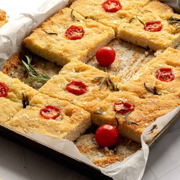 Image for Vegan Mediterranean Diet Focaccia Bread