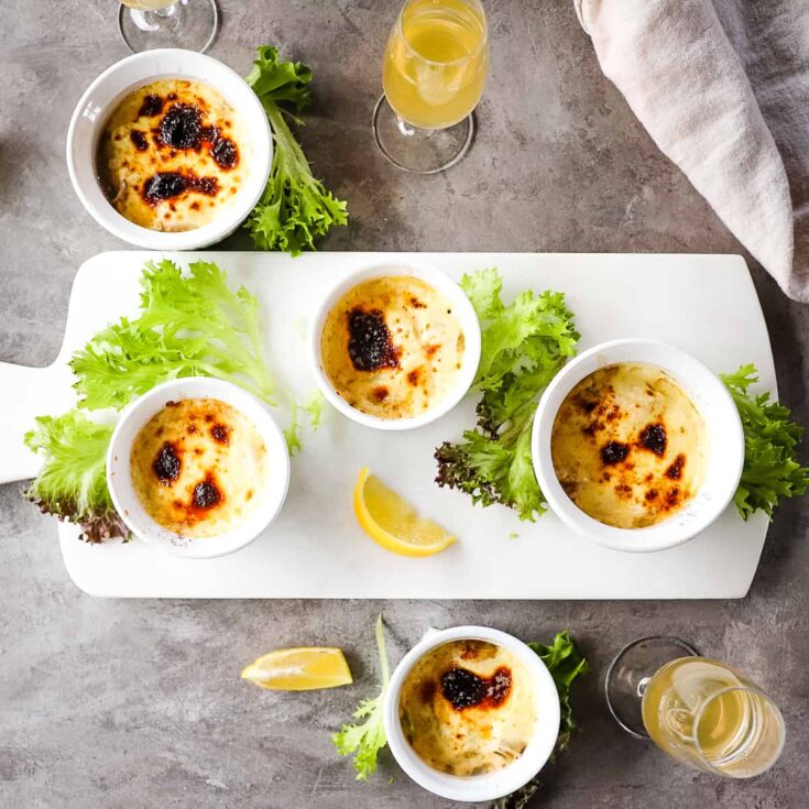 Image for Oysters Mornay (Baked Oysters With Cheese)
