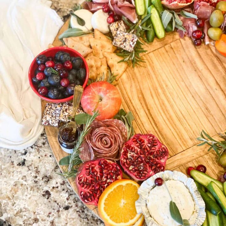 Image for Christmas Charcuterie Board or CharcuterWREATH