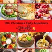 Christmas Party Appetizers Pin Image