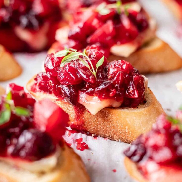 Image for Cranberry Brie Crostini