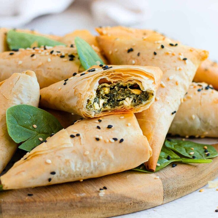 Image for Spanakopita Triangles (Spinach and Feta Triangles)