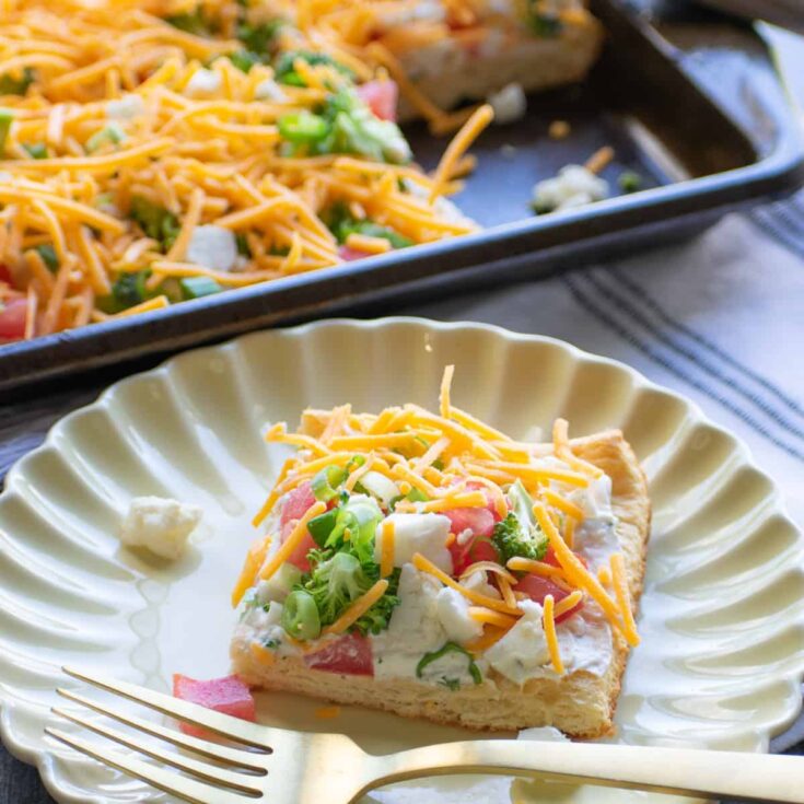 Image for Classic Cold Crescent Roll Veggie Pizza (with cream cheese and ranch)