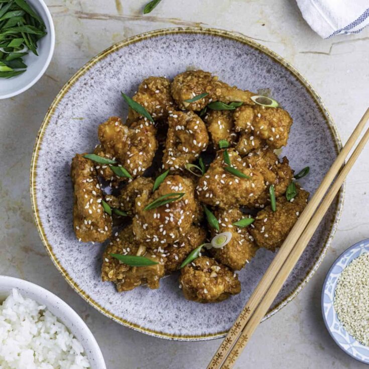 Image for Teriyaki Cauliflower Wings Recipe (Oven and Air Fryer)