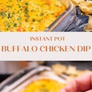 Instant Pot Buffalo Chicken Dip Pin Image 1