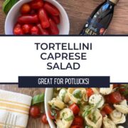 tortellini caprese salad pin image 6