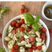 tortellini caprese salad pin image 8