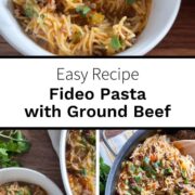 Fideo with ground beef pin image 10