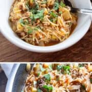 Fideo with ground beef pin image 2