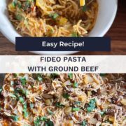 Fideo with ground beef pin image 3