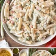 Sour Cream Cheddar Macaroni Salad Pin Image 4