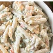 Sour Cream Cheddar Macaroni Salad Pin Image 8